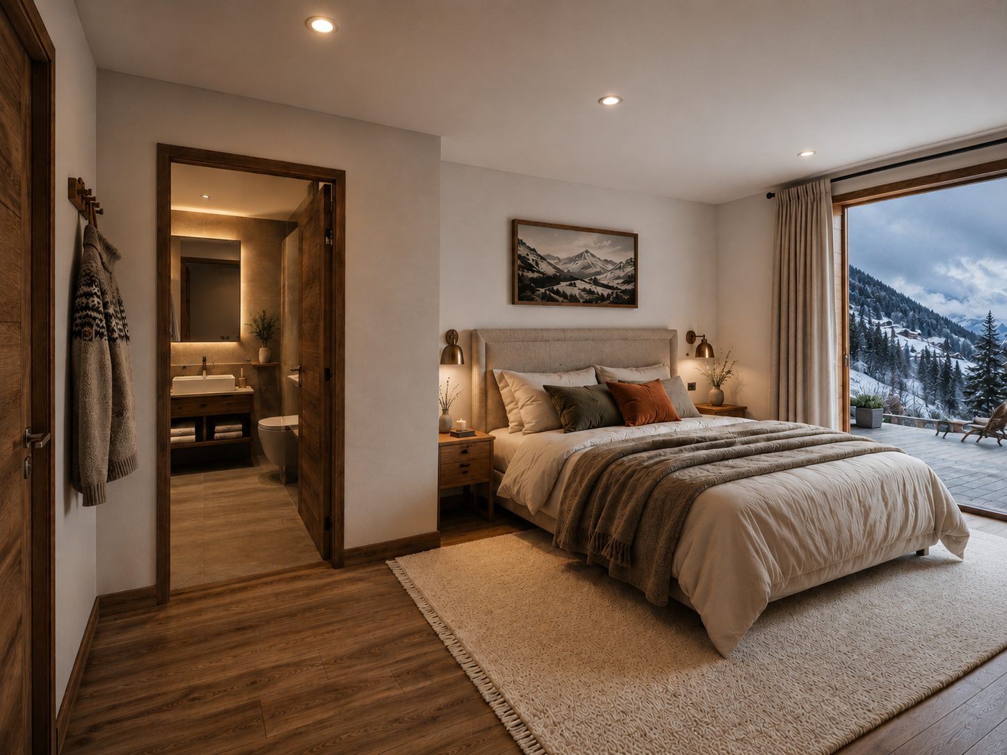 Chambre aux tons doux