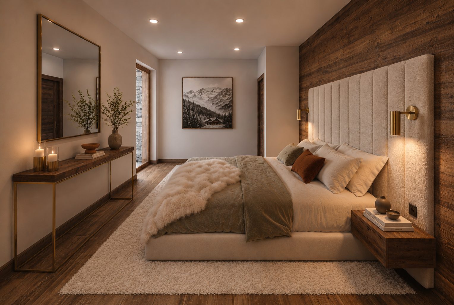 Chambre et boiseries anciennes